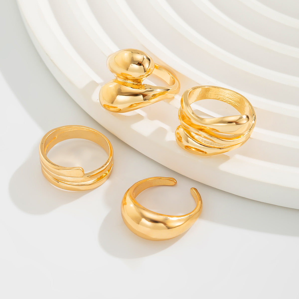 Fashionable and Simple Ring Set
