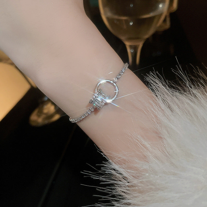 circle chain bracelet (gold or silver)