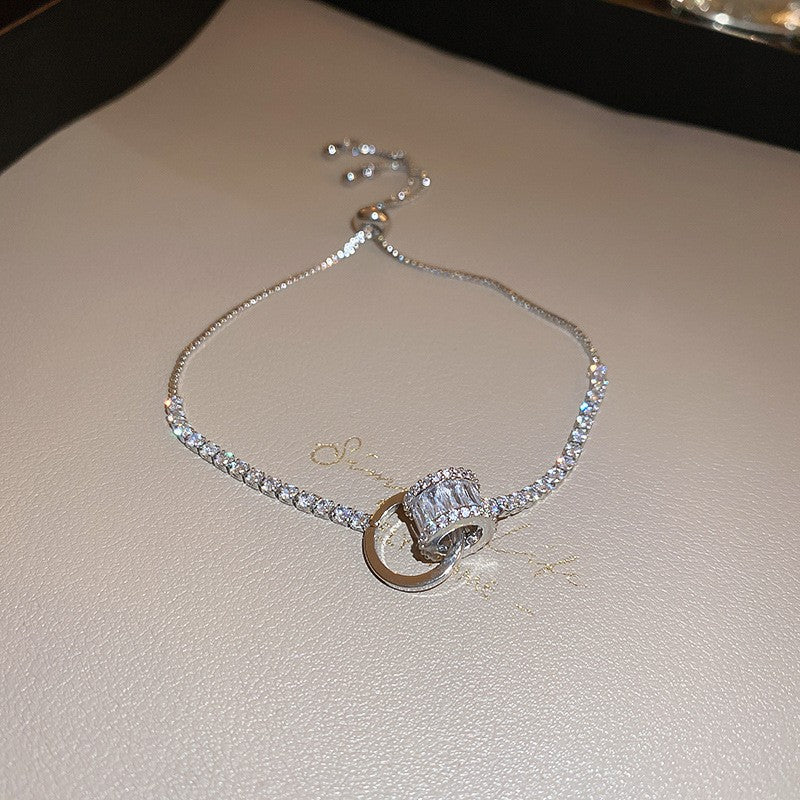 circle chain bracelet (gold or silver)