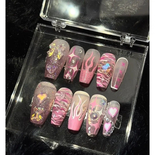 False Nail Art Y2K Sweet Spicy Girl