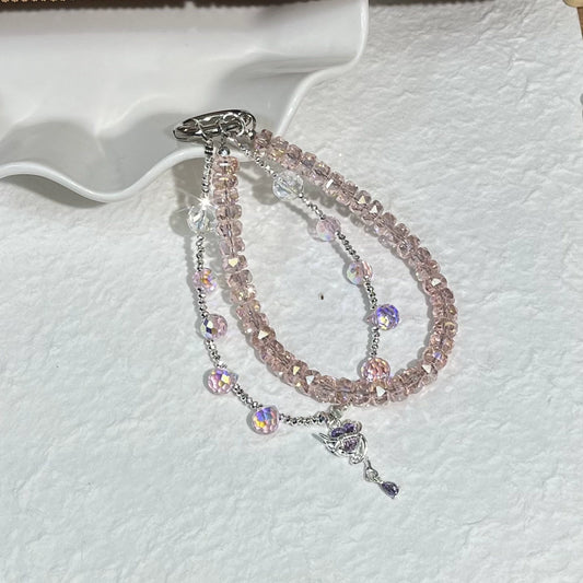 [Designer Style] DIY Crystal Phone Chain Strap Beaded Phone Chain Bag Phone Pendant